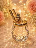 Swarovski Crystal Weather Frog Ornament