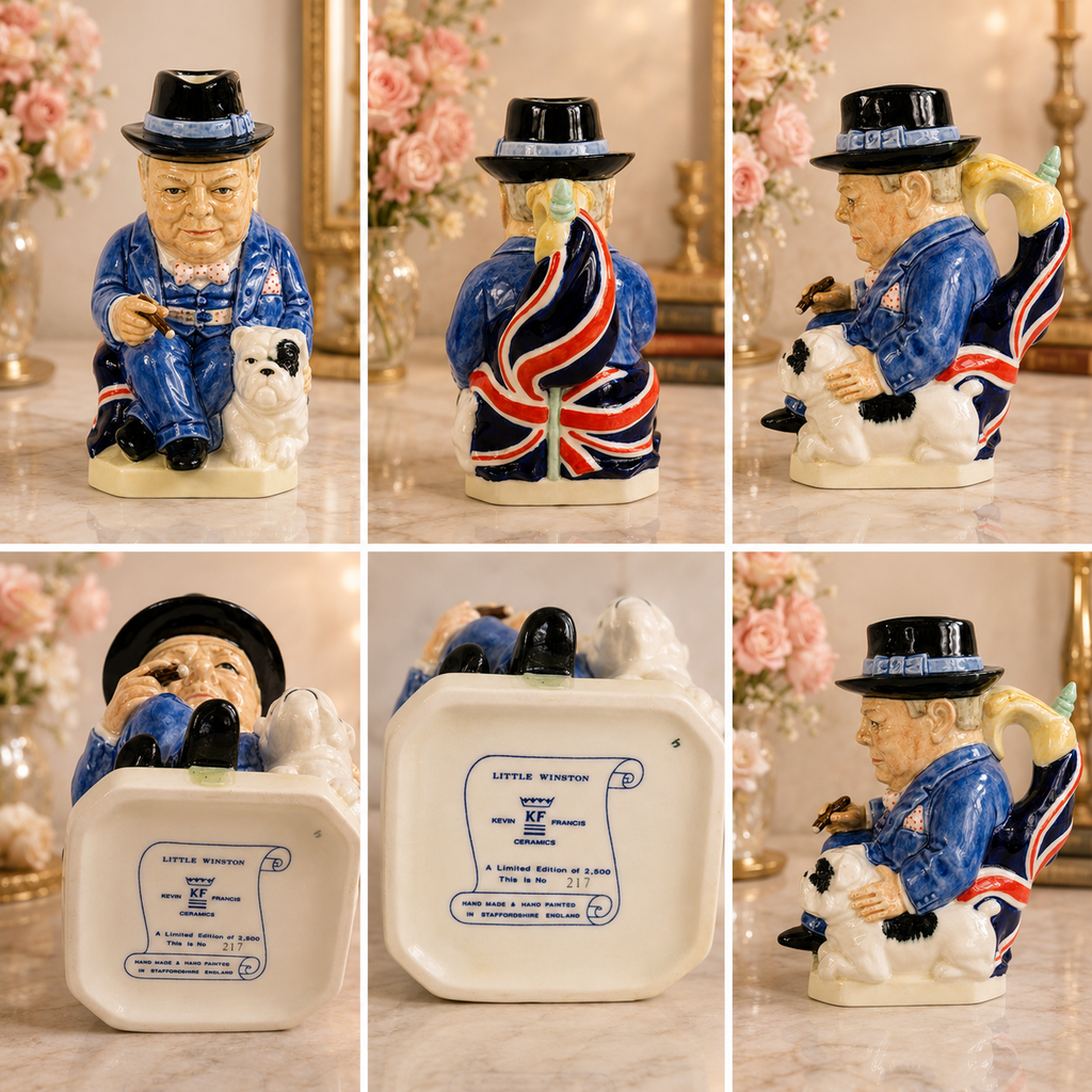 Little Winston Limited Edition Character Jug by Kevin Francis Ceramics