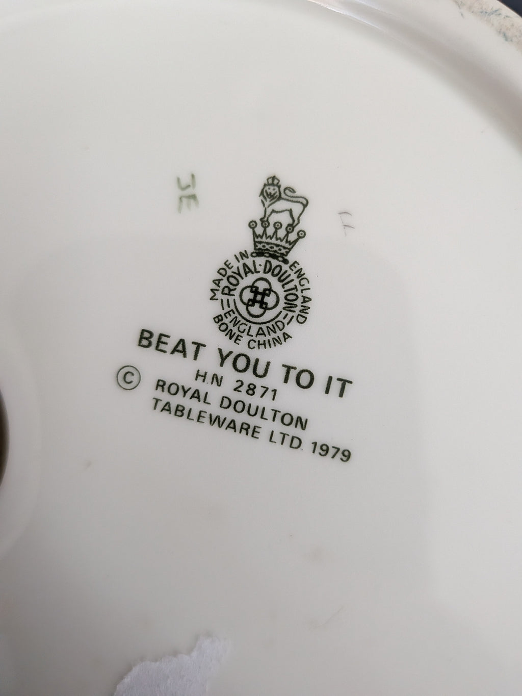 Royal Doulton "Beat You To It" Figurine