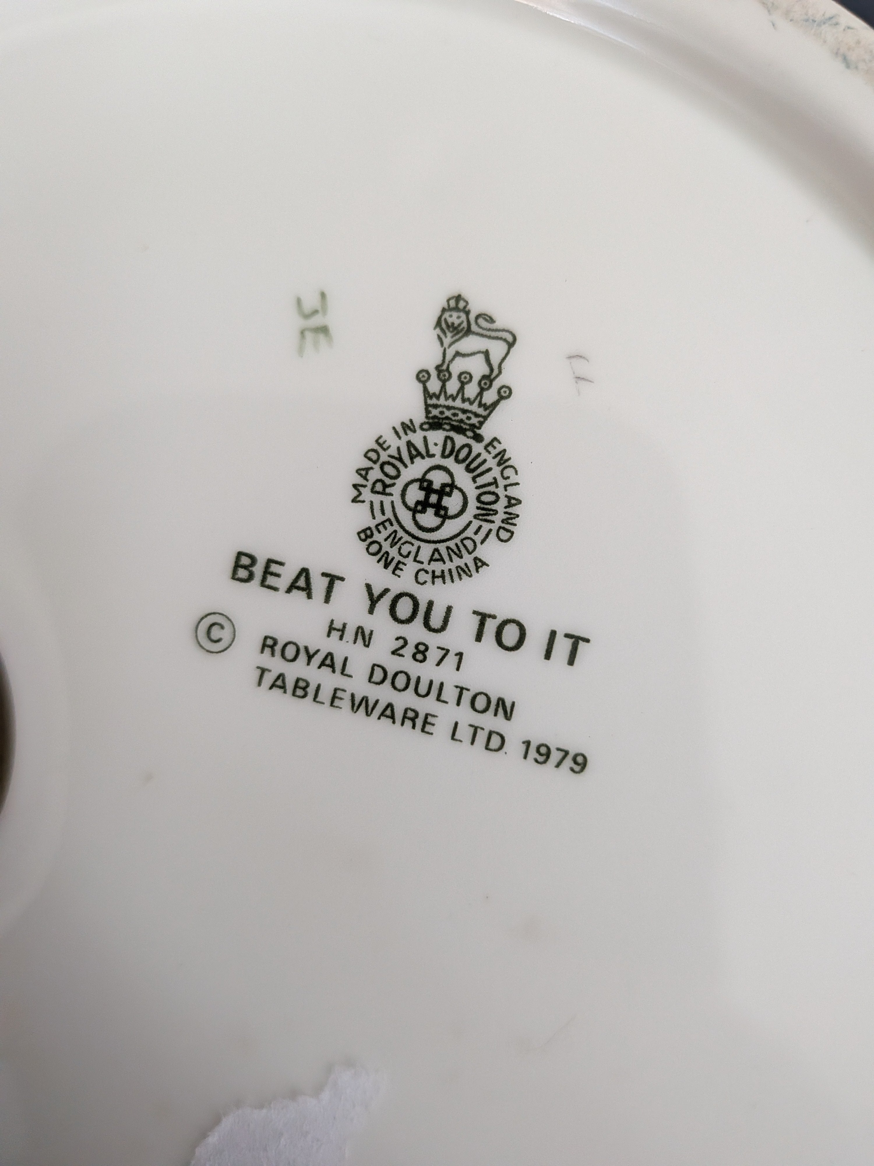 Royal Doulton "Beat You To It" Figurine