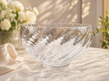Dartington Clear Cut Crystal Centrepiece Bowl